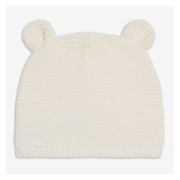 Baby Girls' Knit Beanie - Off White